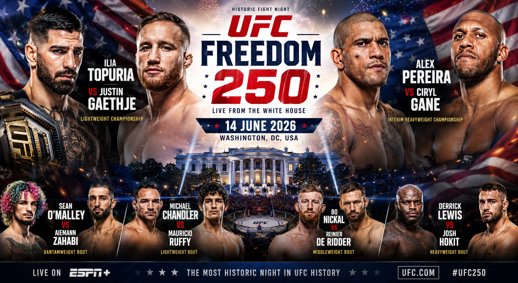 UFC Freedom 250: Topuria vs. Gaethje