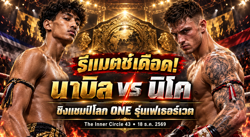 นาบิล vs นิโค รีแมตช์ชิงแชมป์โลก ONE ที่ลุมพินี